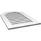 Ekena Millwork Octagonal Top Surface Mount PVC Gable Vent w/ 3-1/2"W x 1"P Standard Frame, 22"W x 34"H GVPOT22X3401SN - alternate 4